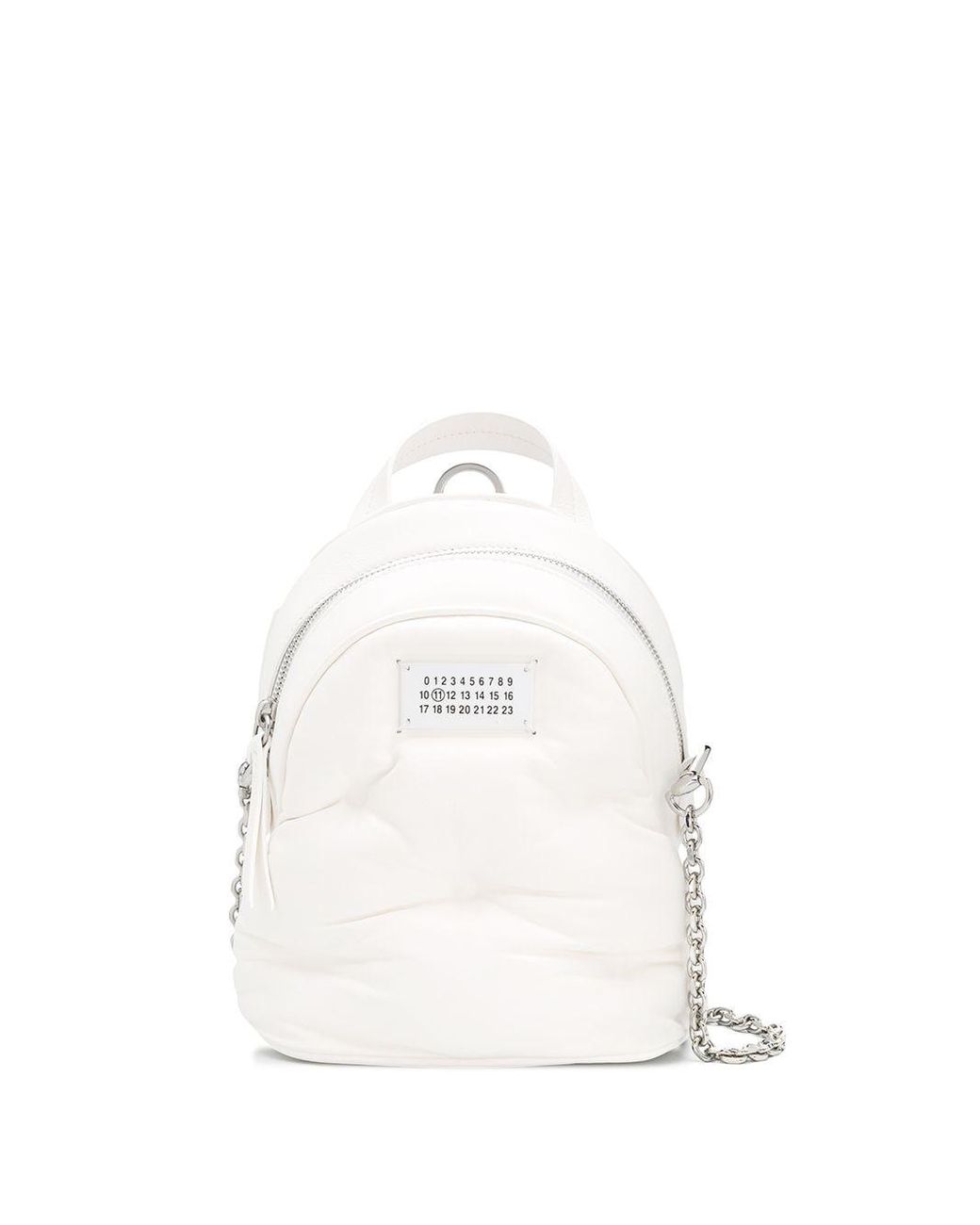 white mini rucksack