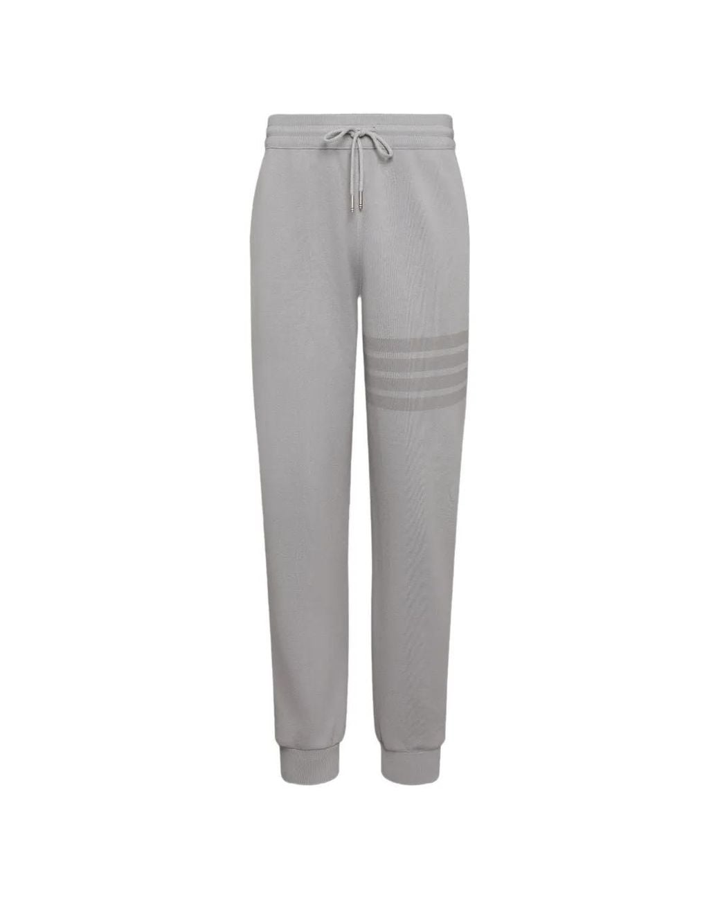 Thom Browne Gray 4-Bar Trousers for men