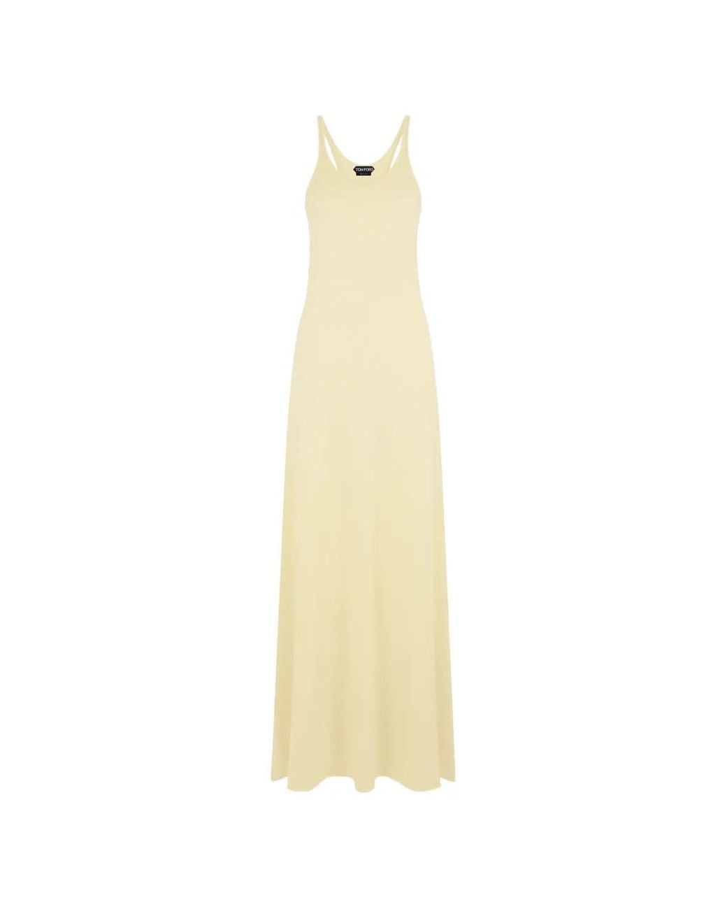 Tom Ford Scheerwol Maxi-Jurk in het White