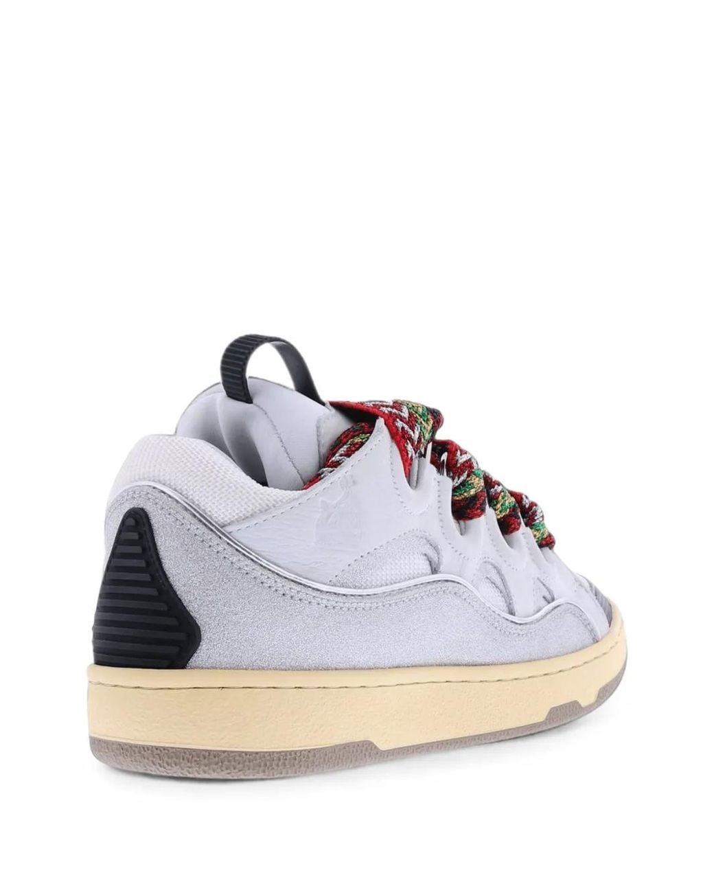 Lanvin White Curb Sneakers