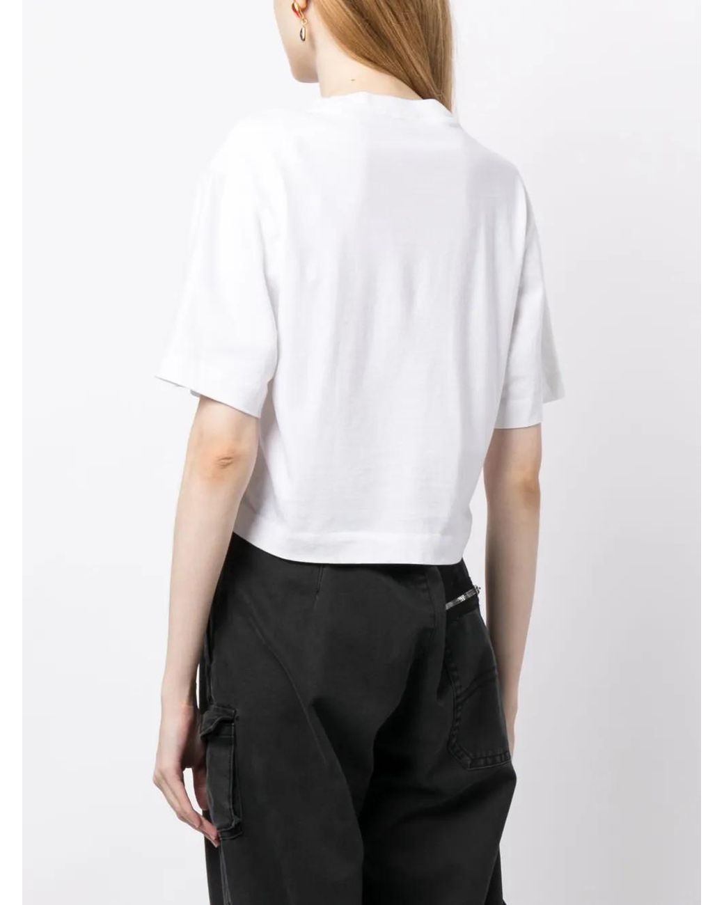 Off-White c/o Virgil Abloh White Slogan-Print Cotton T-Shirt