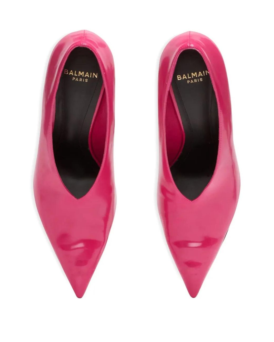 Balmain Pink Bb Pumps Mit Spitzer Kappe
