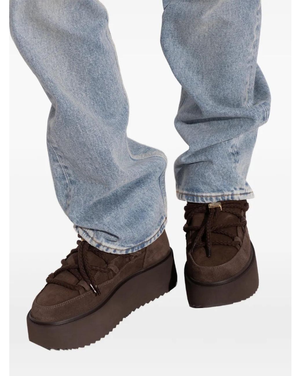 Inuikii Black Classic Low Platform Snow Boots