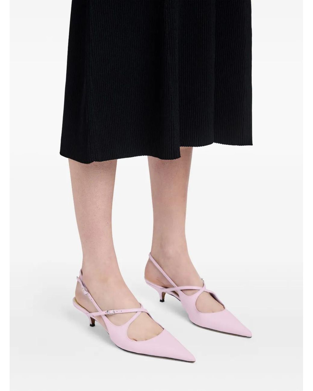 Proenza Schouler Pink 40Mm Slash Pumps