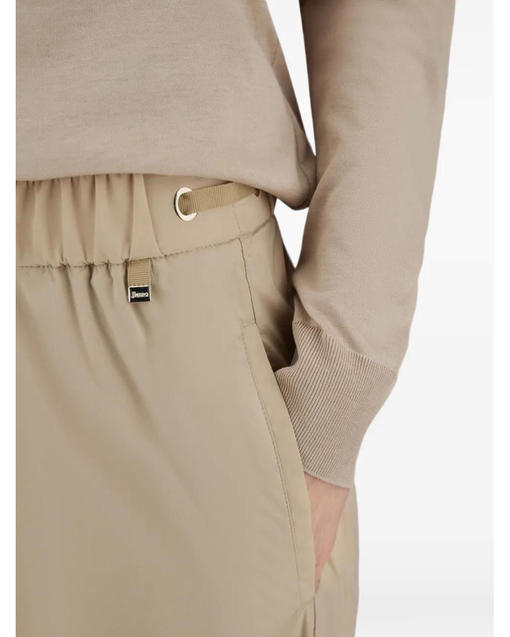Herno Natural Elasticated-Waist Trousers