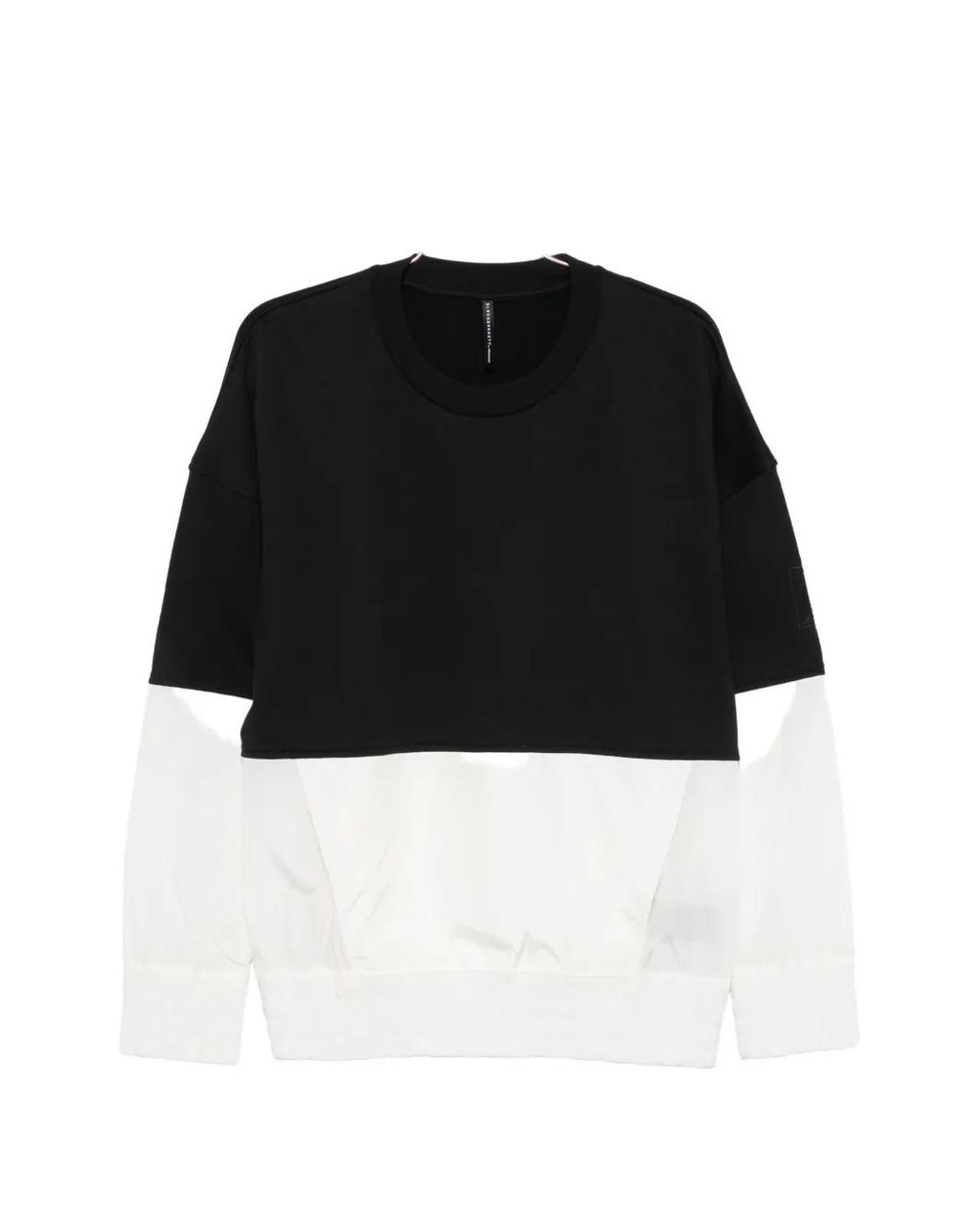 Neil Barrett Black Colour-Block Panelled Sweater for men