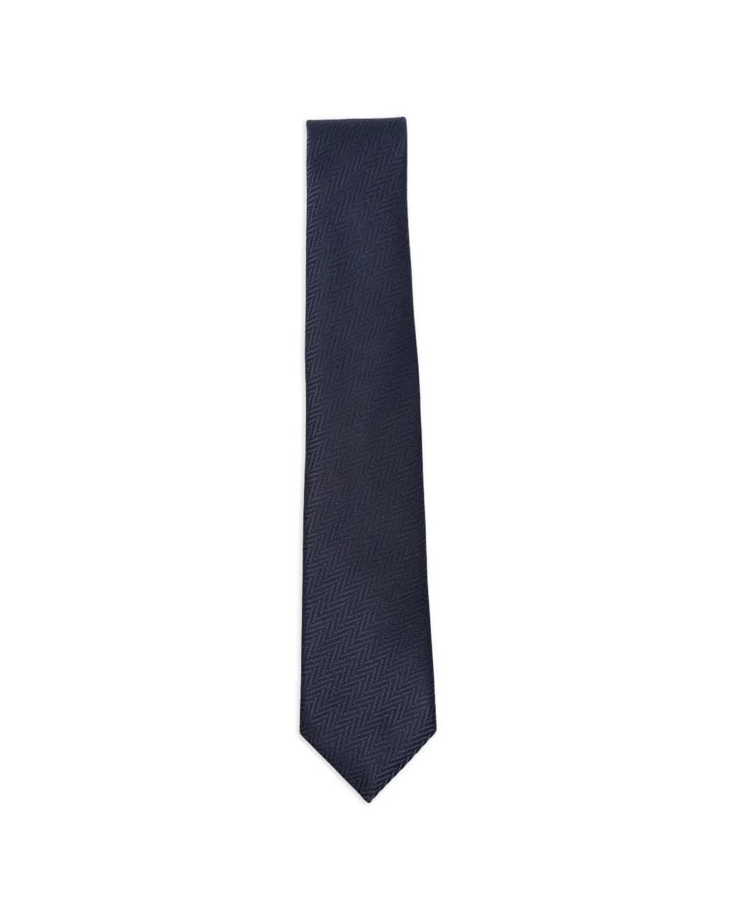 Giorgio Armani Blue Patterned Tie for men