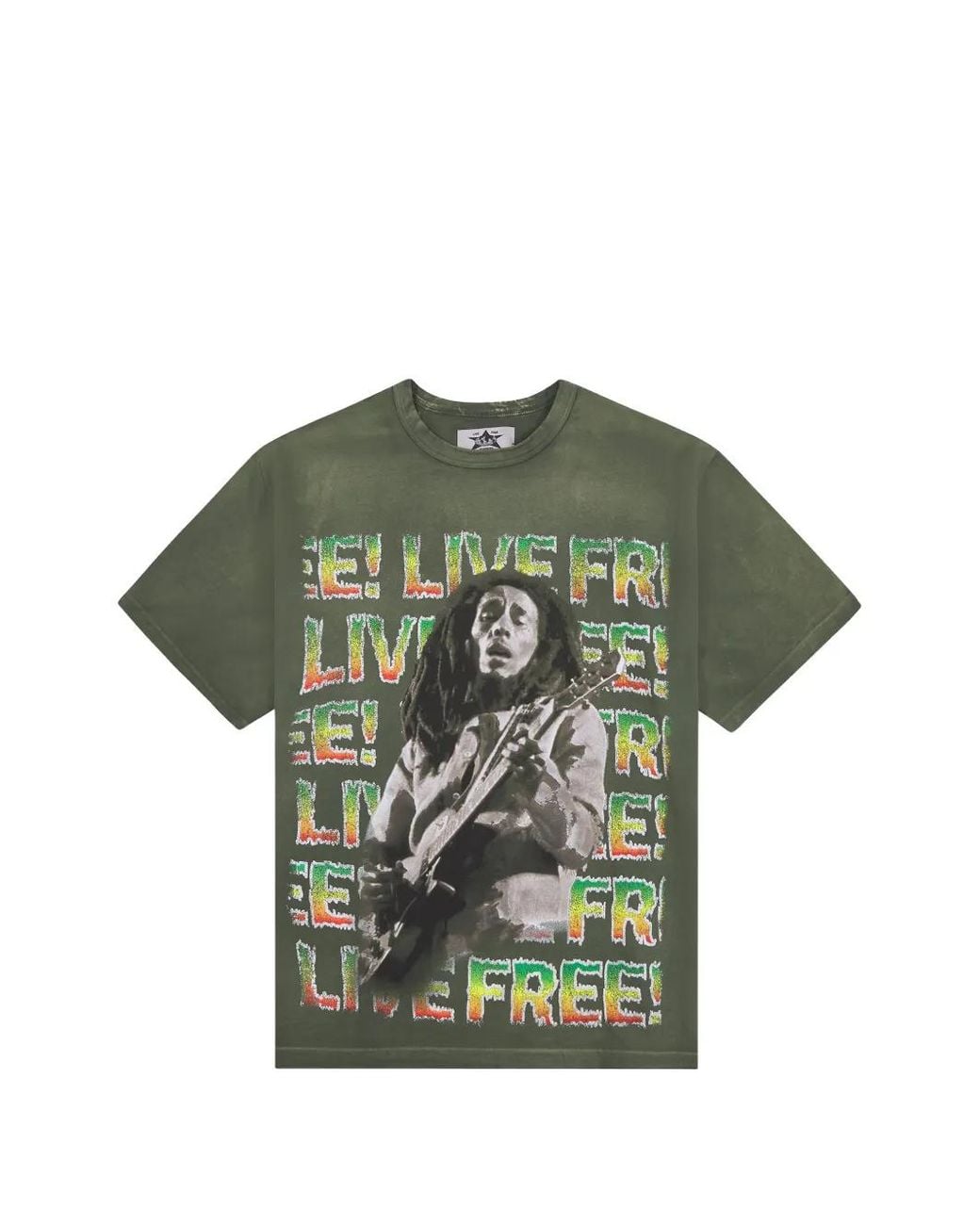 Barriers Green Irie Graphic-Print T-Shirt for men
