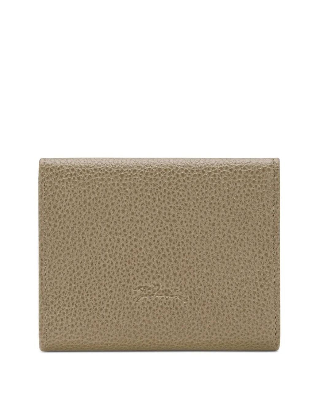 Longchamp Natural Le Foulonné Compact Wallet