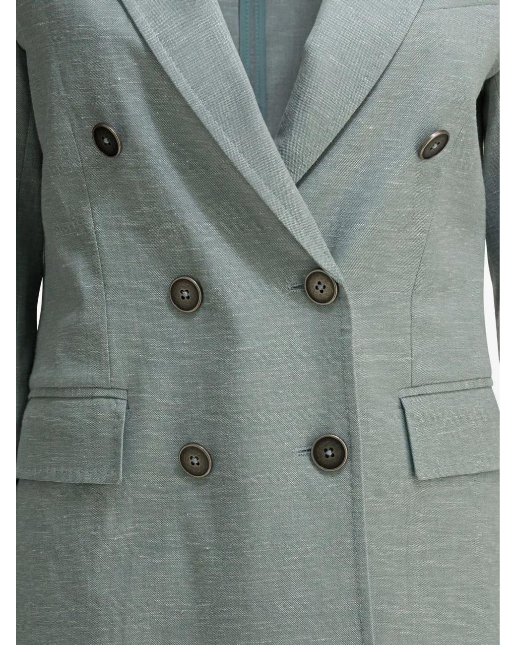 Circolo 1901 Gray Button Blazer