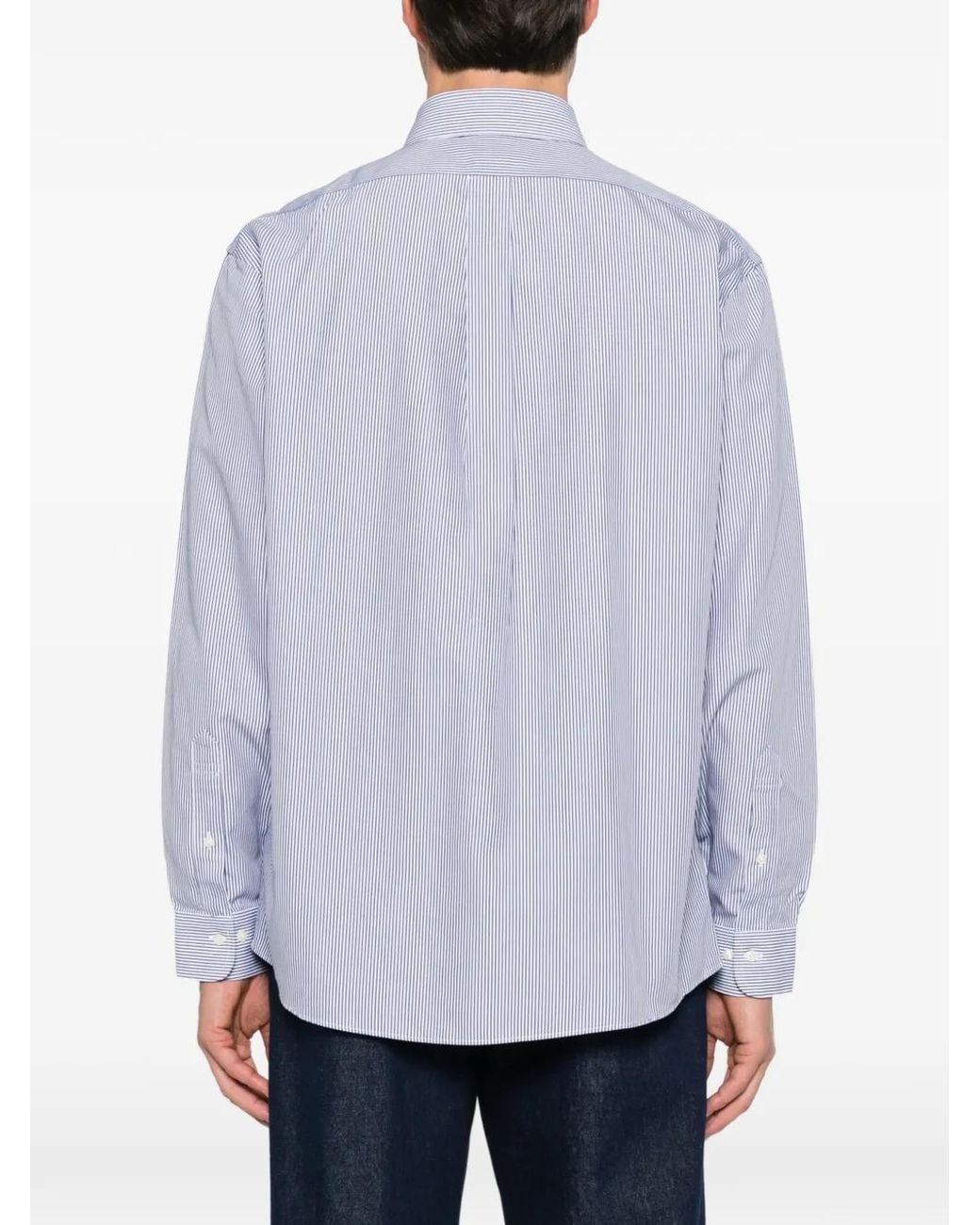Brooks Brothers Purple Striped Button-Down Shirt for men
