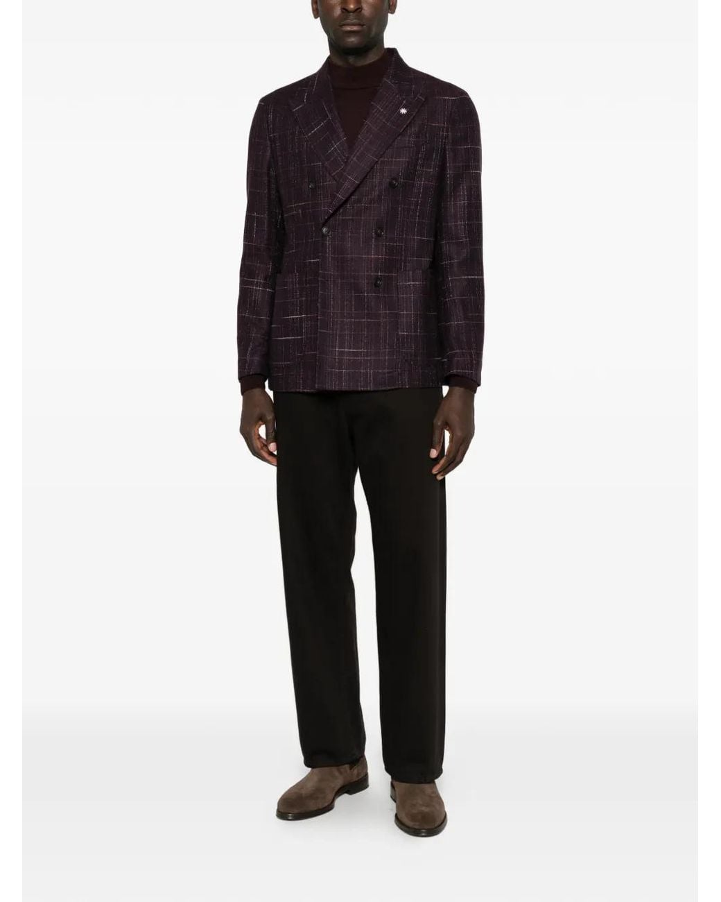 FILIPPO DE LAURENTIIS Black High-Neck Sweater for men