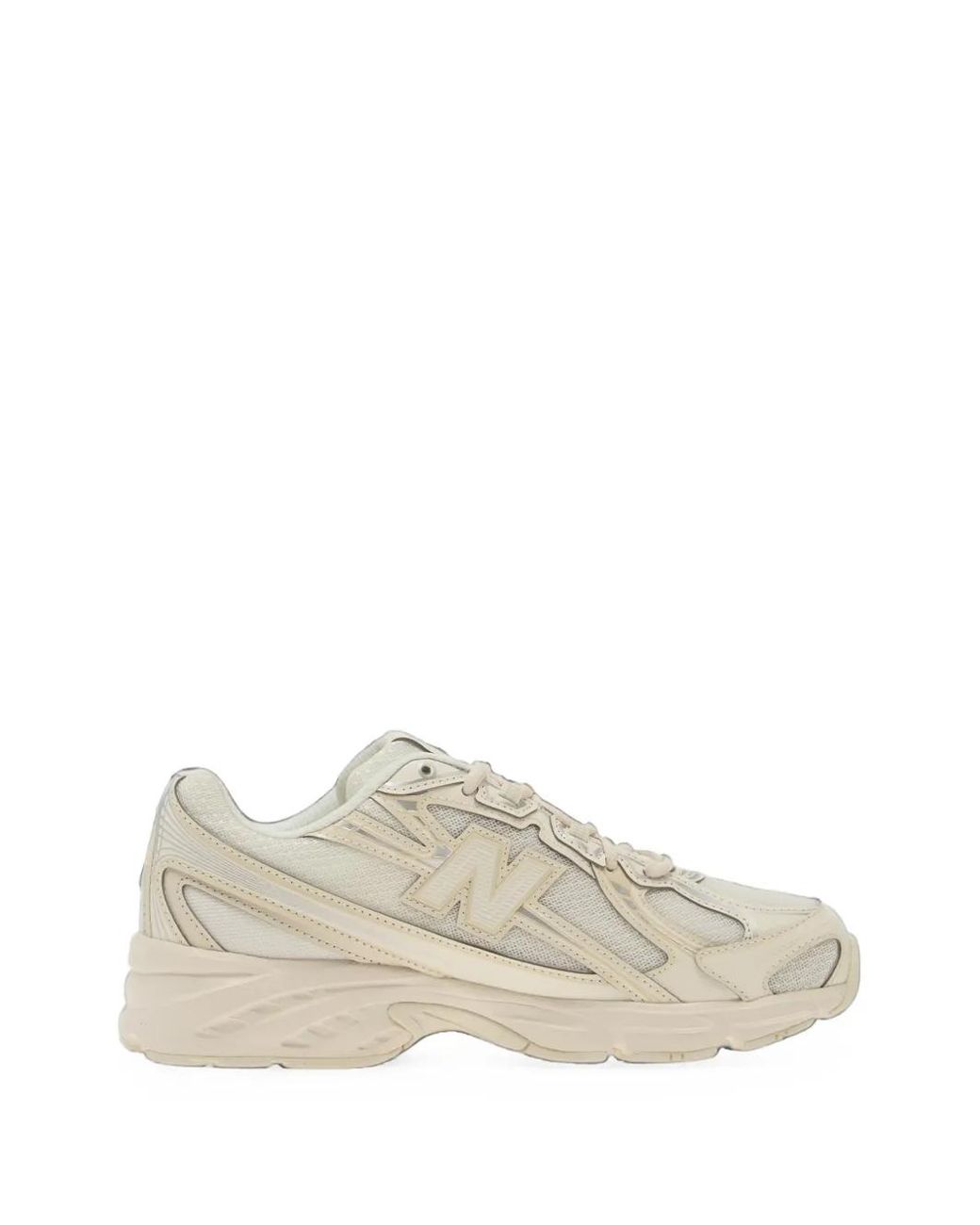 New Balance White 740 Mesh Sneakers