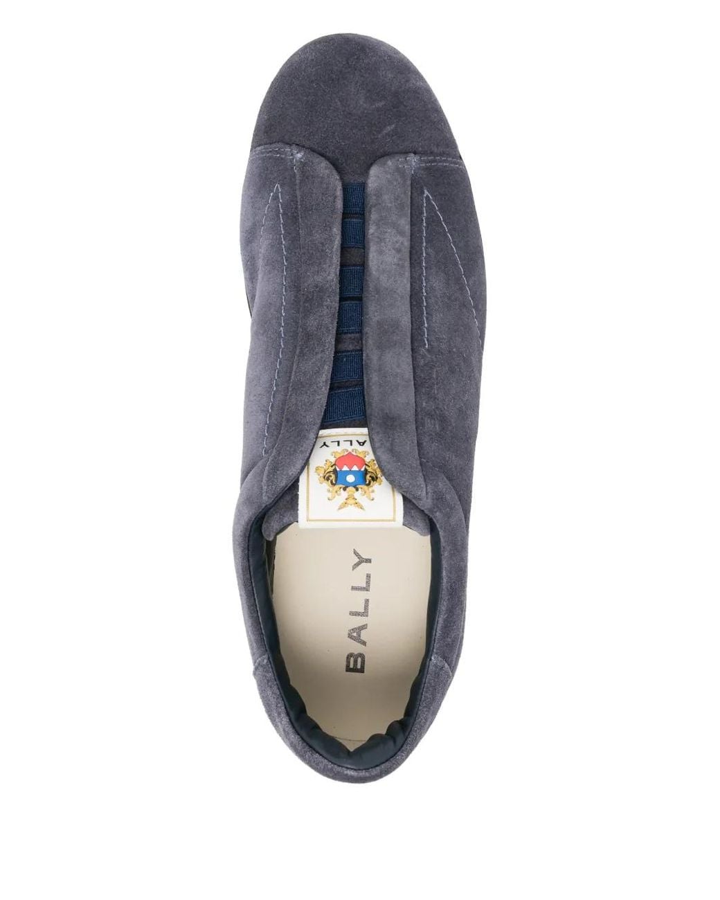 Bally Blue Slip-On Trainers for men