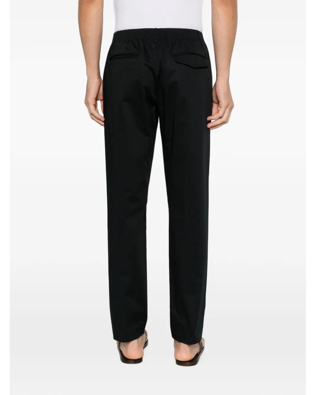 Cellar Door Black Ciak Tapered Trousers for men