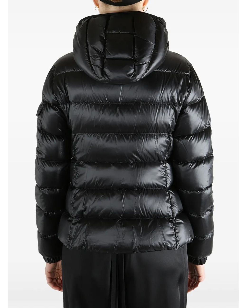 Moncler Black Glesse Short Down Jacket