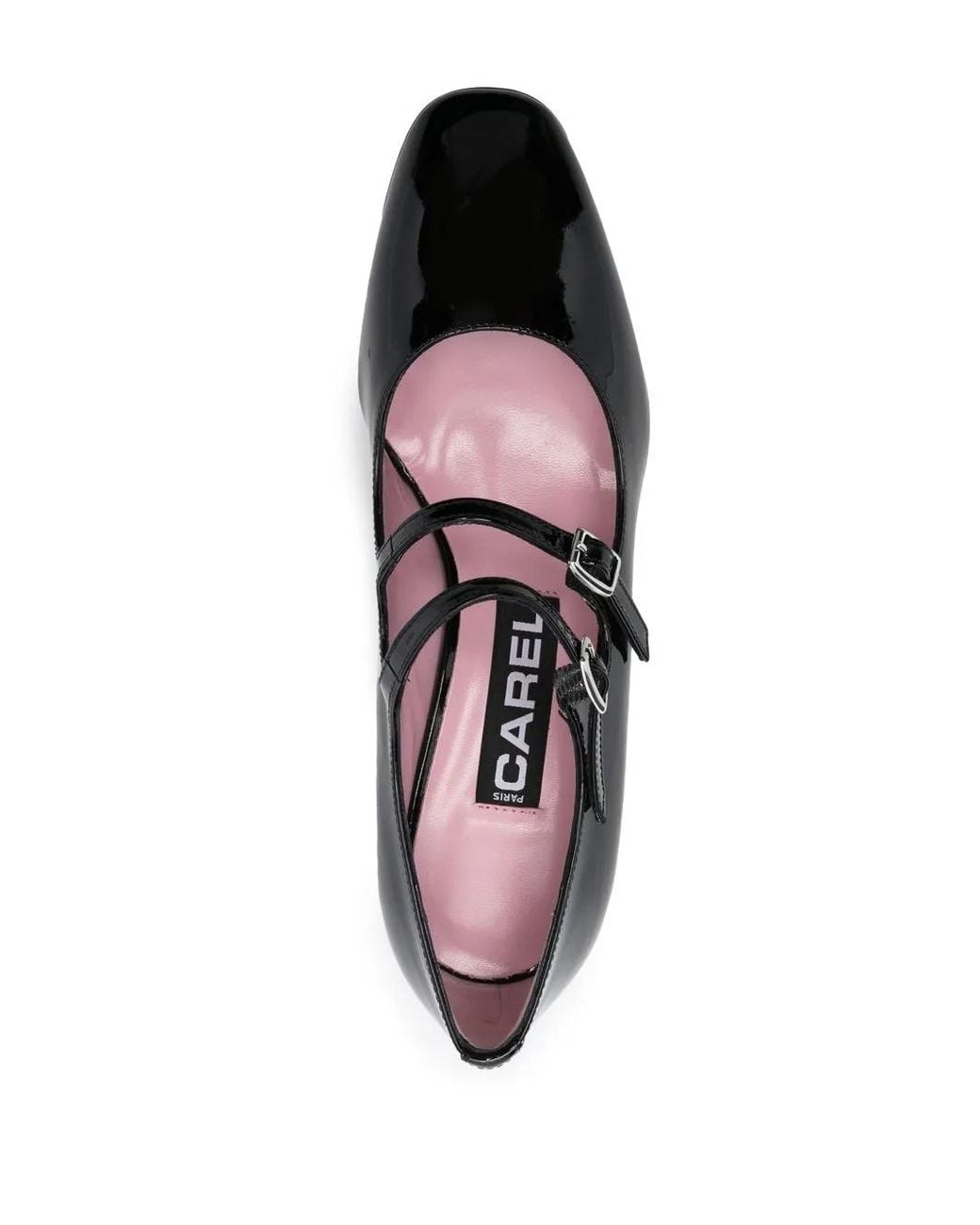 CAREL PARIS Black Alice 60Mm Leather Mary Jane Shoes