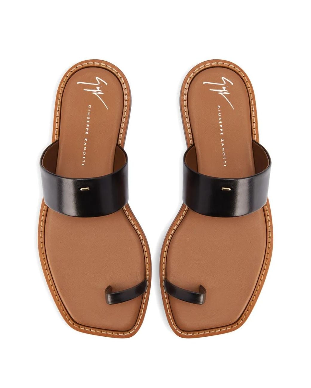 Giuseppe Zanotti Black Ponza Sandals