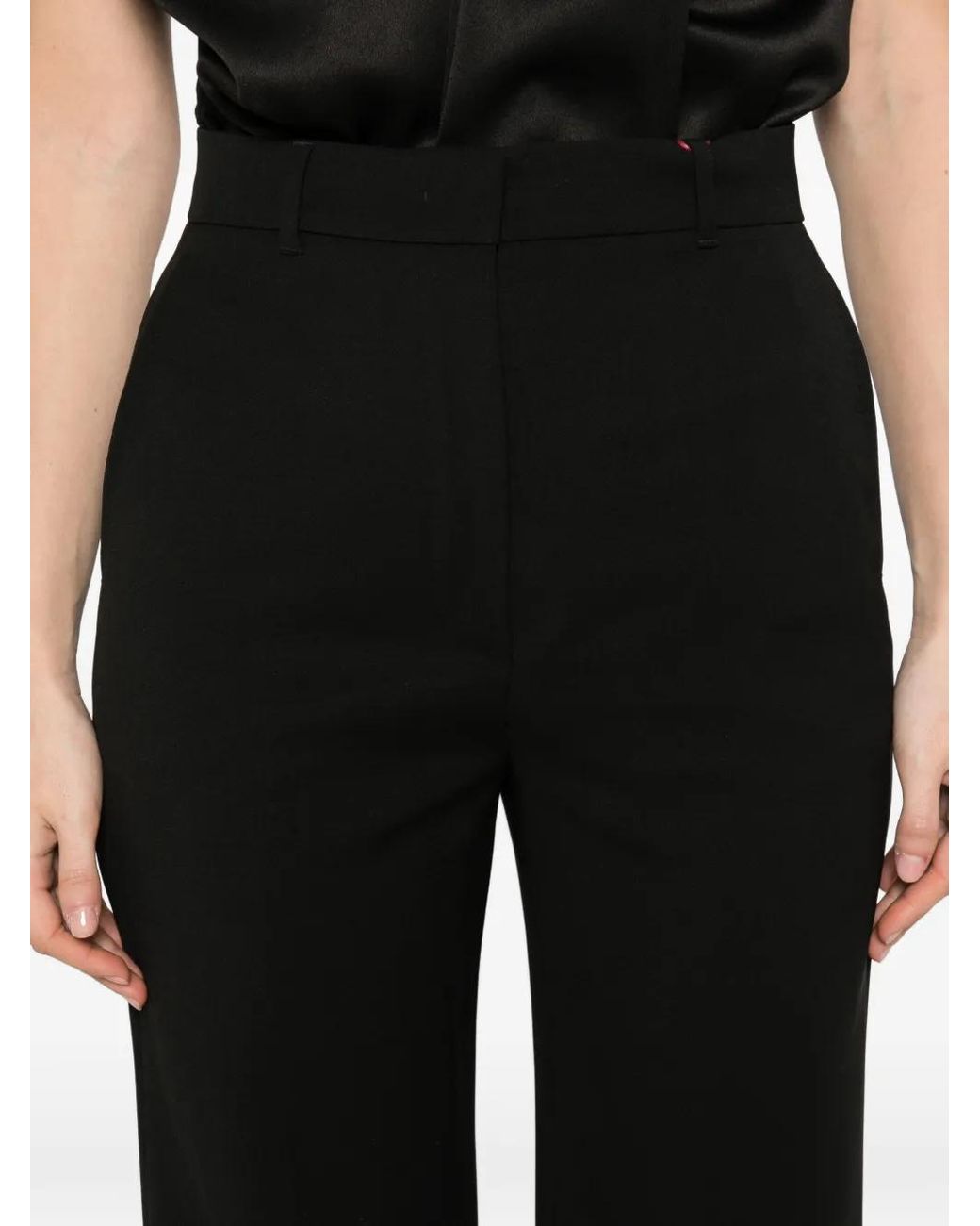 Max Mara Black Verbena Split Trousers