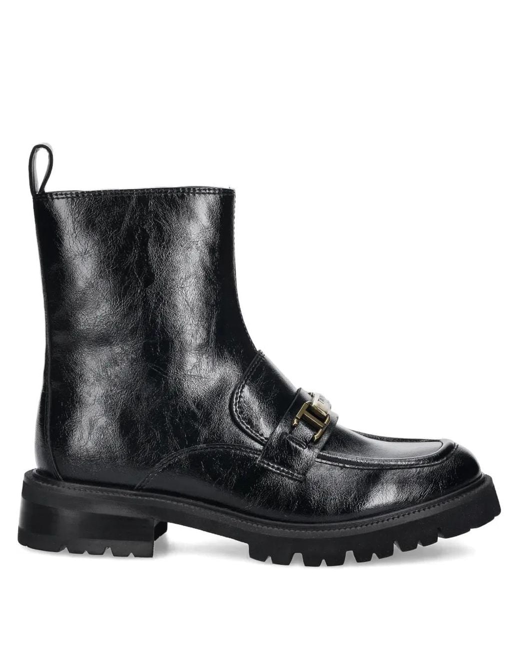 Twinset Black Buckle-Detail Boots
