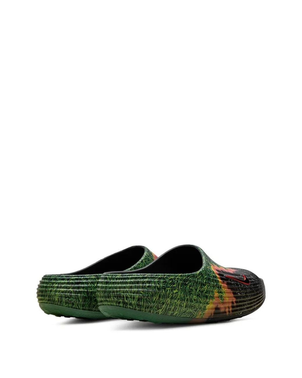 Nike Green Claquettes Reactx Rejuven8 À Imprimé Herbe for men