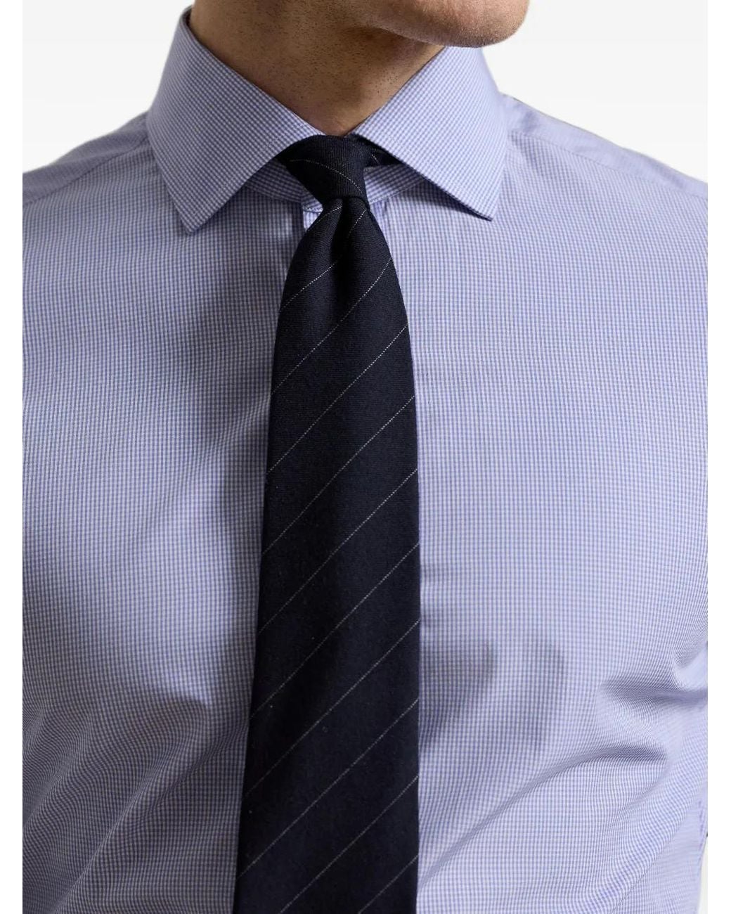 Ralph Lauren Blue Check-Pattern Shirt for men