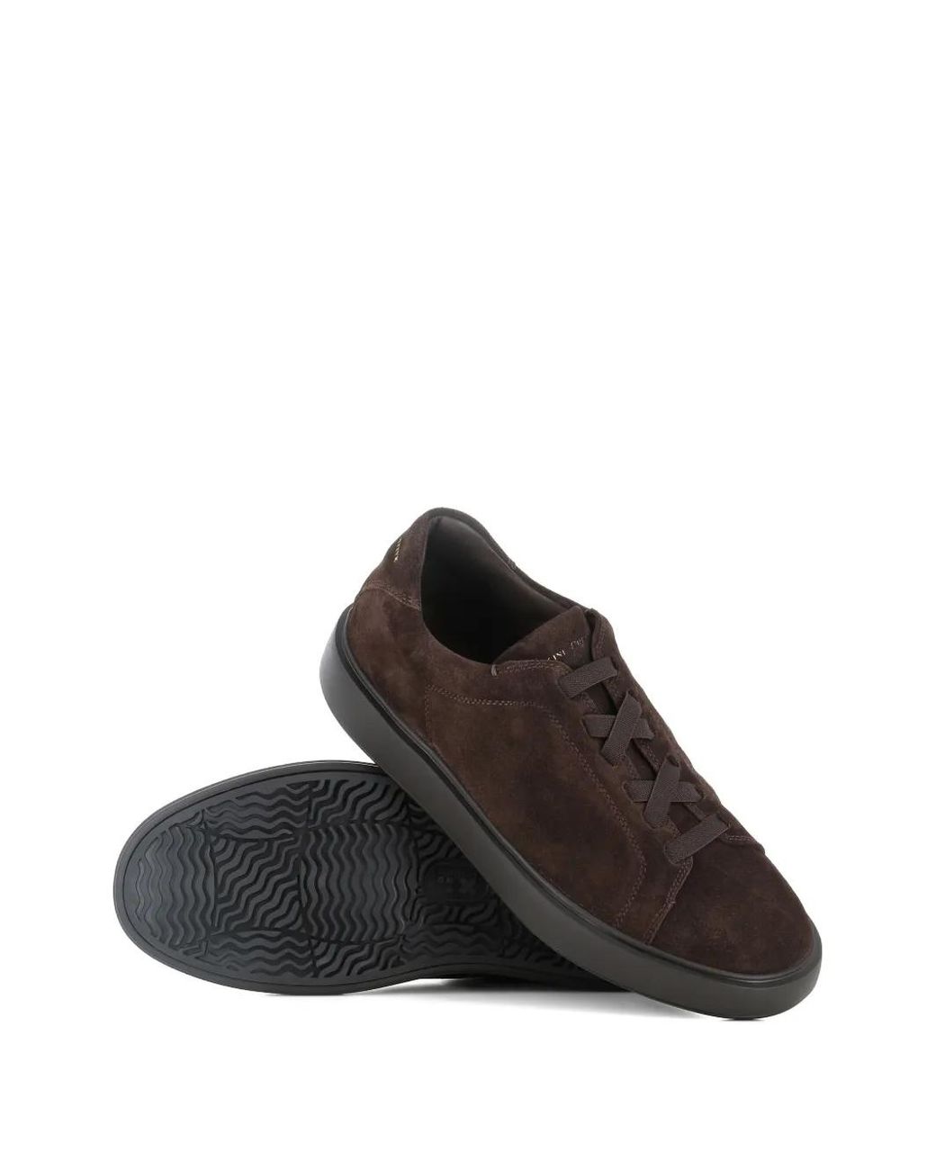 Officine Creative Brown Suede Lace-Up Sneakers for men