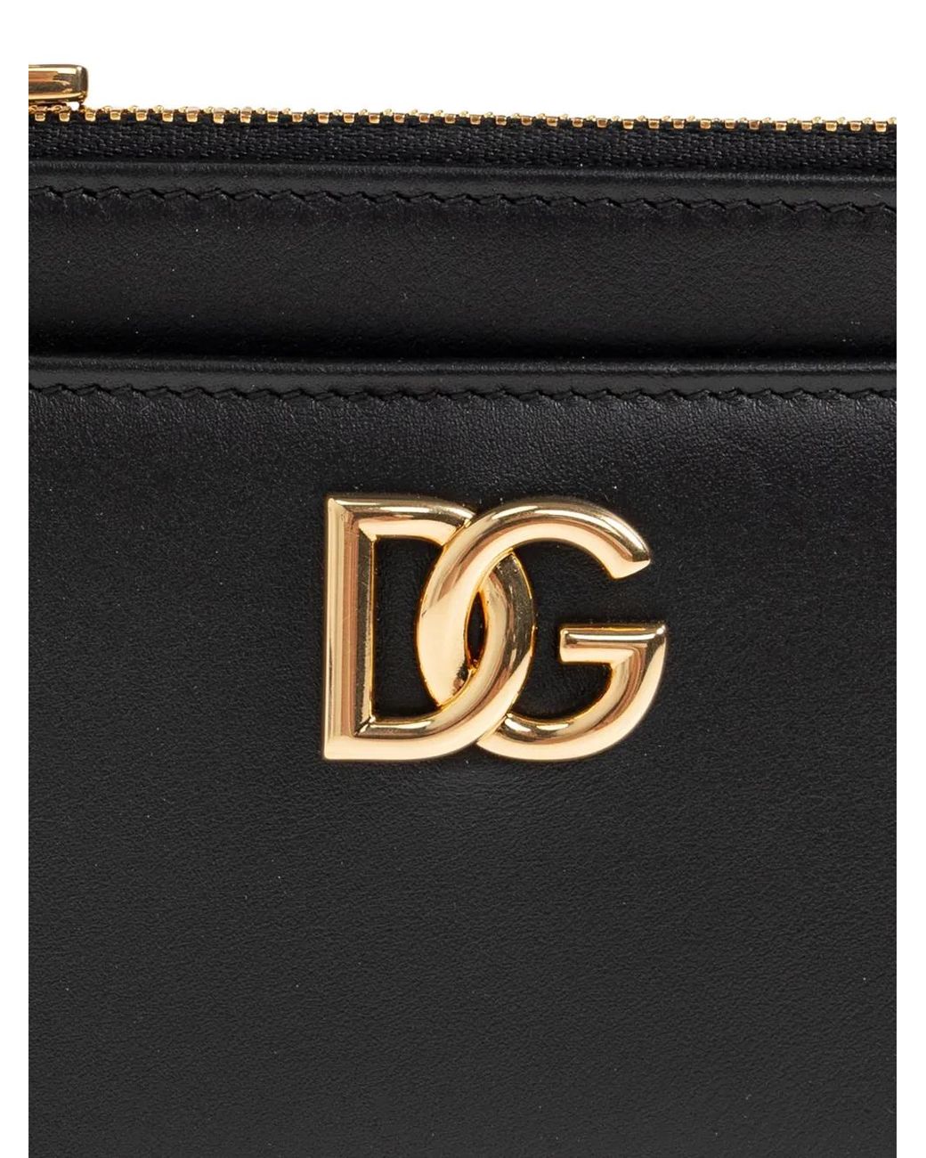Dolce & Gabbana Black Dg-Logo Card Holder