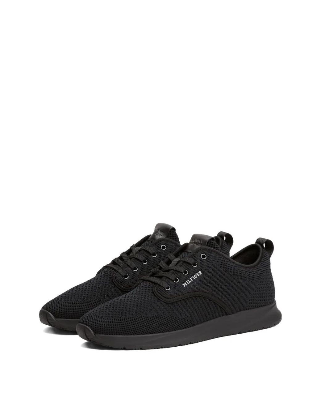 Tommy Hilfiger Black Logo Trainers for men