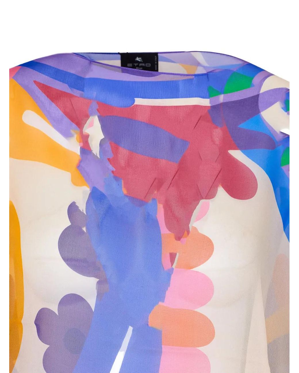 Etro Blue Printed Top