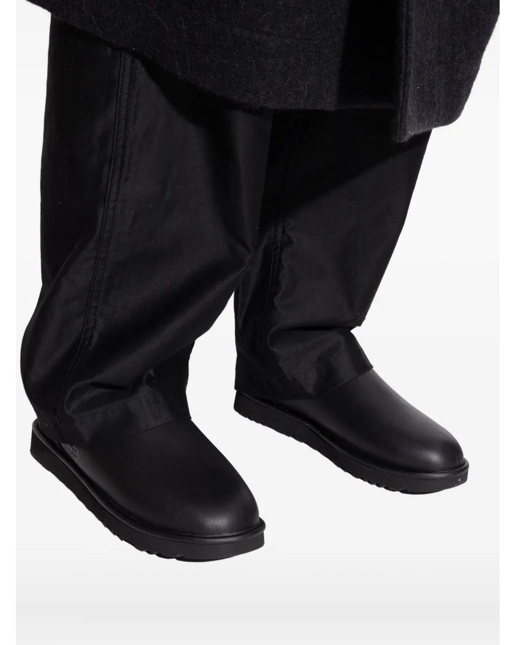Ugg Gray Leather Mules for men