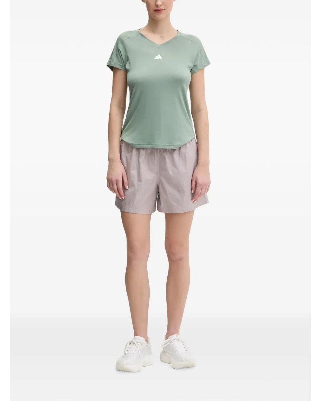 Under Armour White Lined Shorts