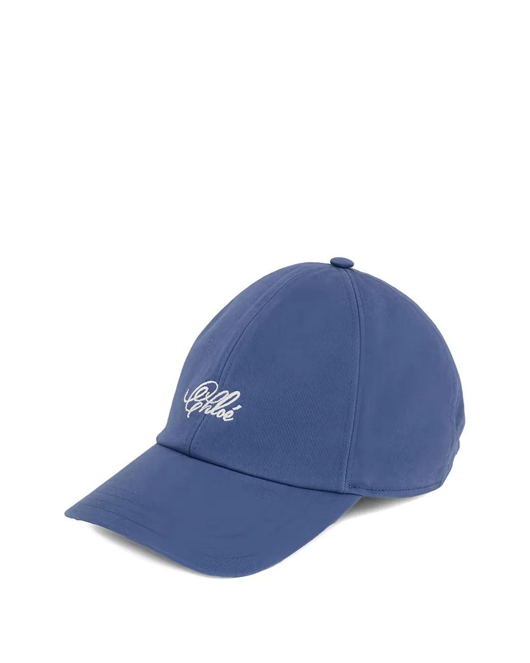 Chloé Blue Charms Logo-Embroidered Cotton Baseball Cap