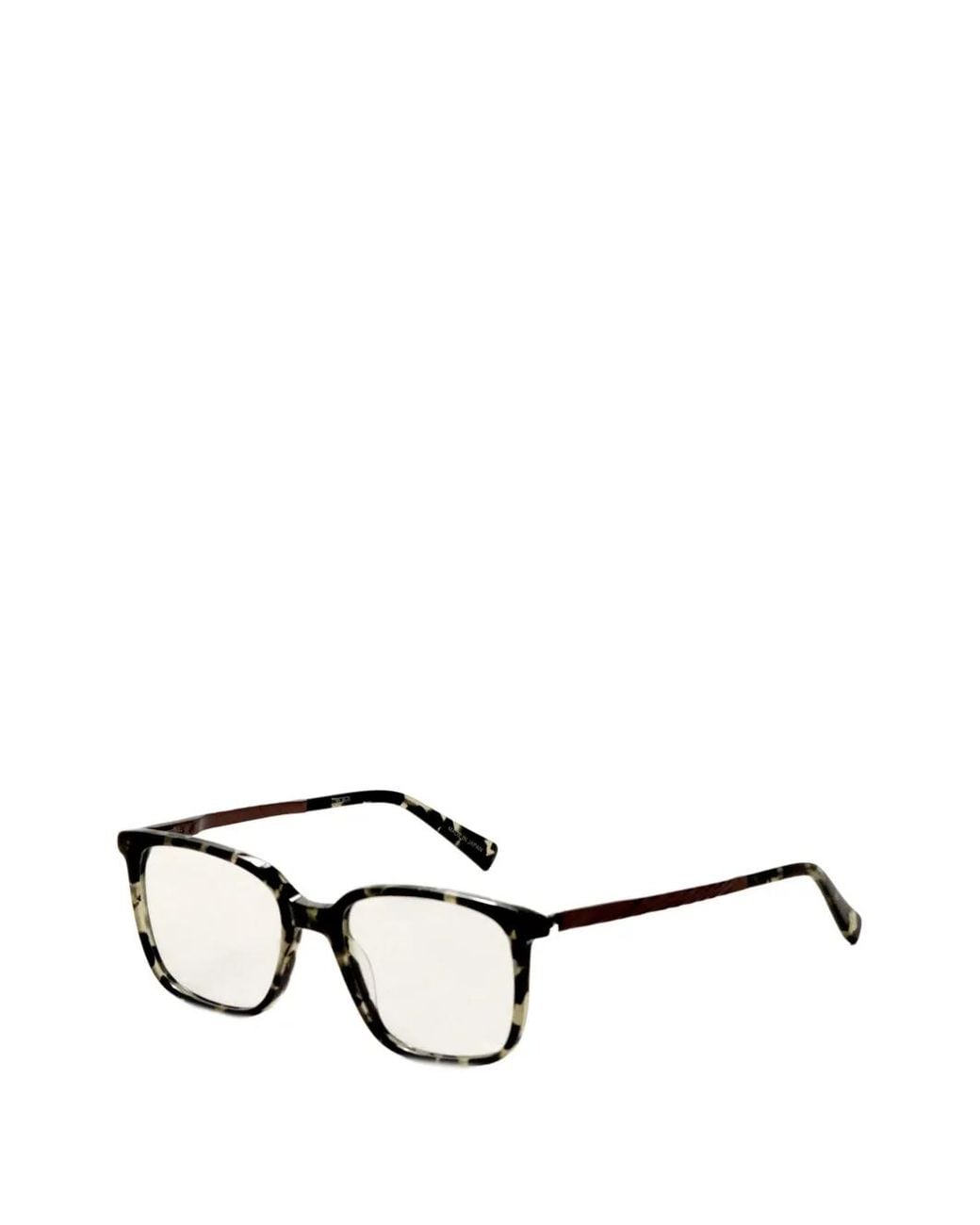 Tumi White Square-Frame Tortoiseshell-Effect Glasses for men