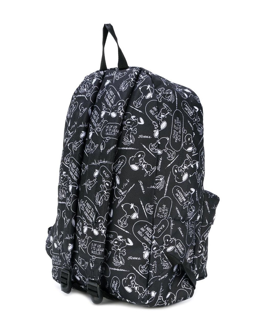 Vans X Realm Snoopy Backpack in Black for Men | Lyst