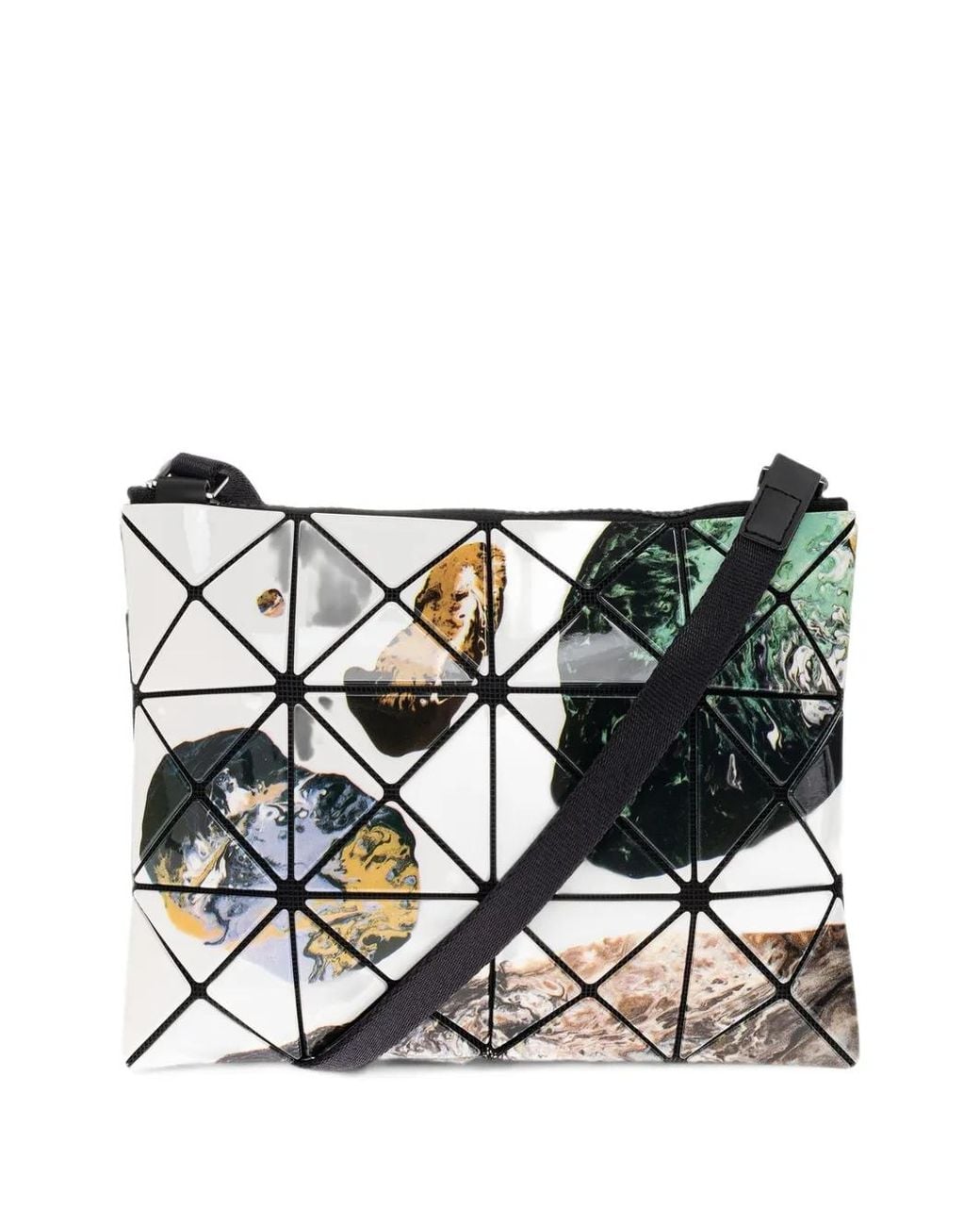 Issey Miyake Black Cosmic Geometric Cross Body Bag