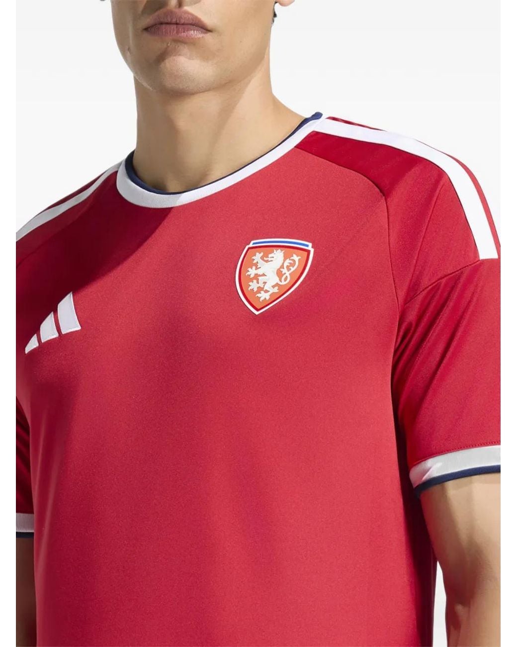 Adidas Red Czechia 26 Home T-Shirt for men