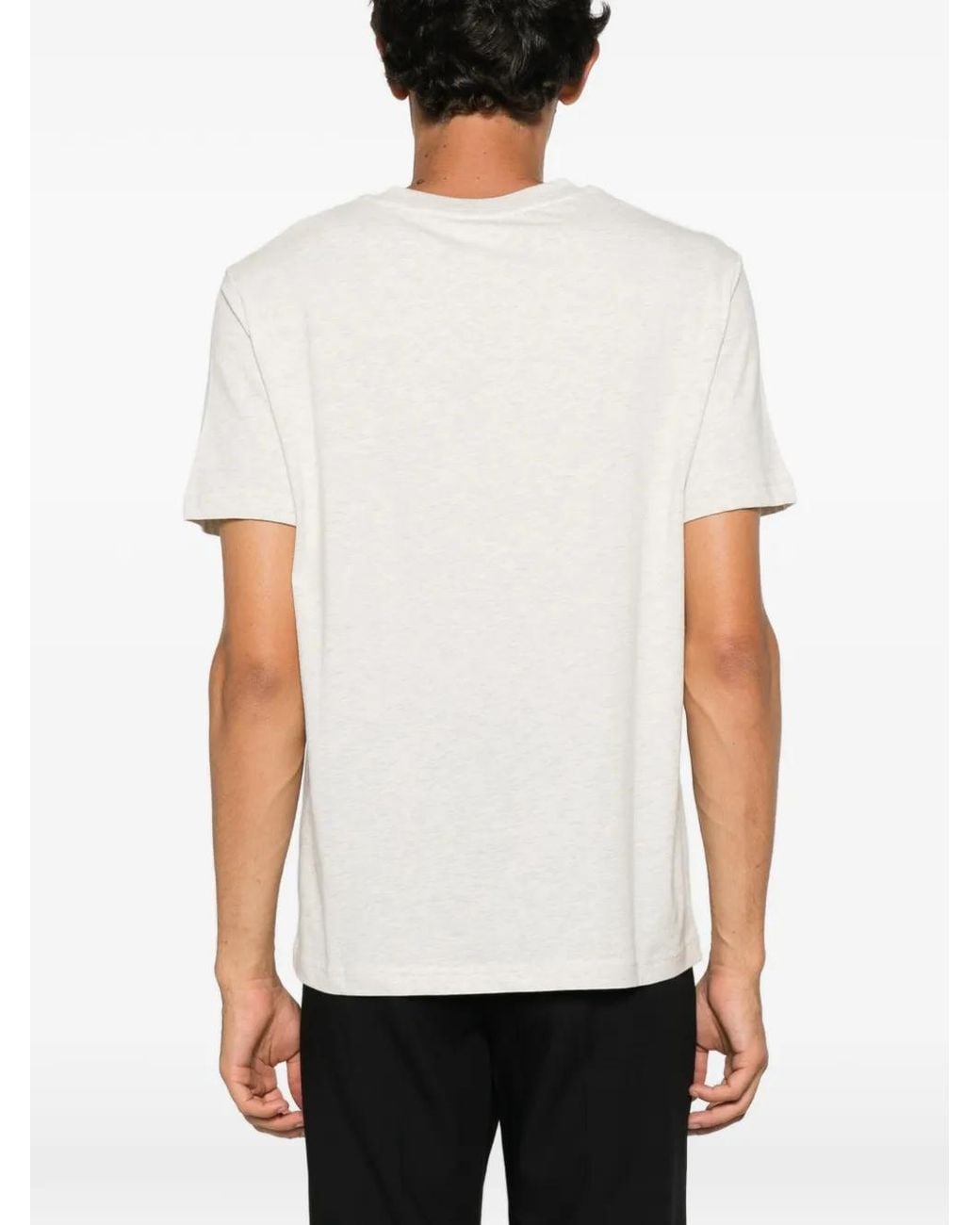 A.P.C. White T-Shirt À Logo Imprimé for men