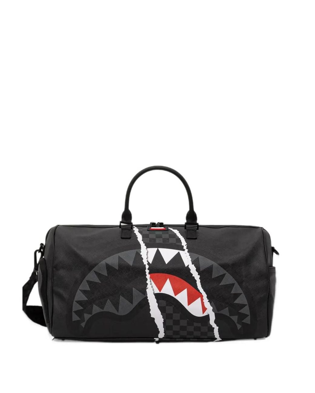 Sprayground Black Shark Slash Duffle Bag