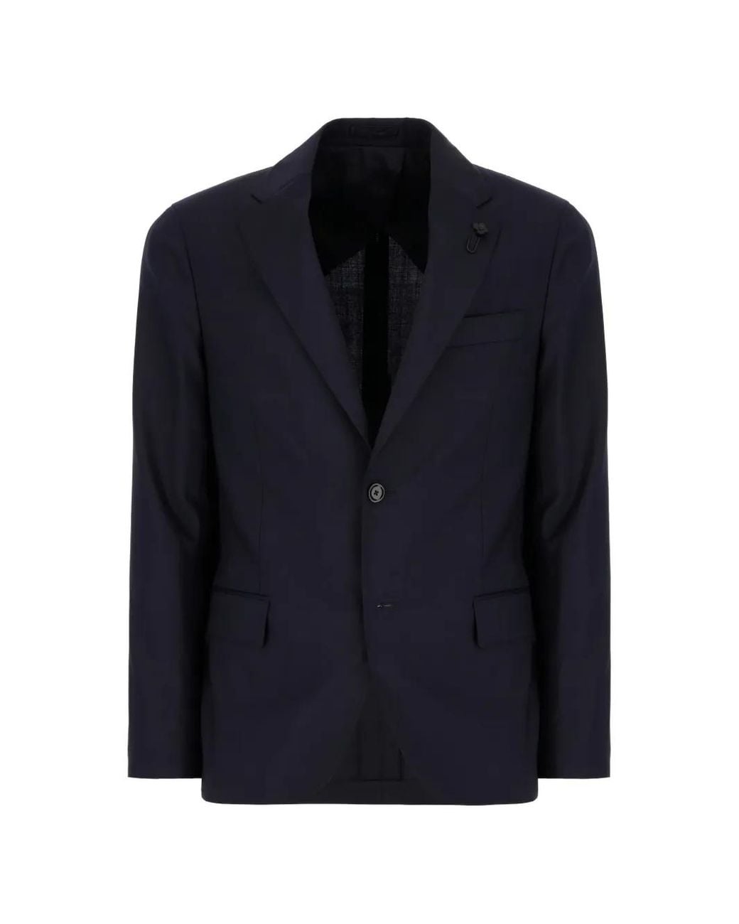 Lardini Blue Wool Button Suit for men