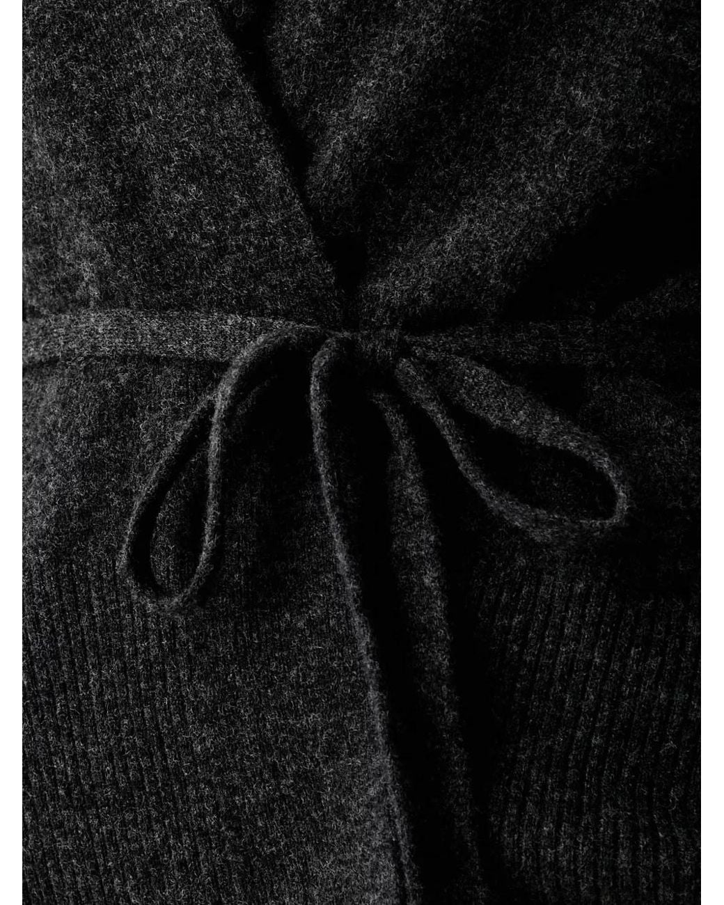 Marc O' Polo Black Oversized Wrap Cardigan