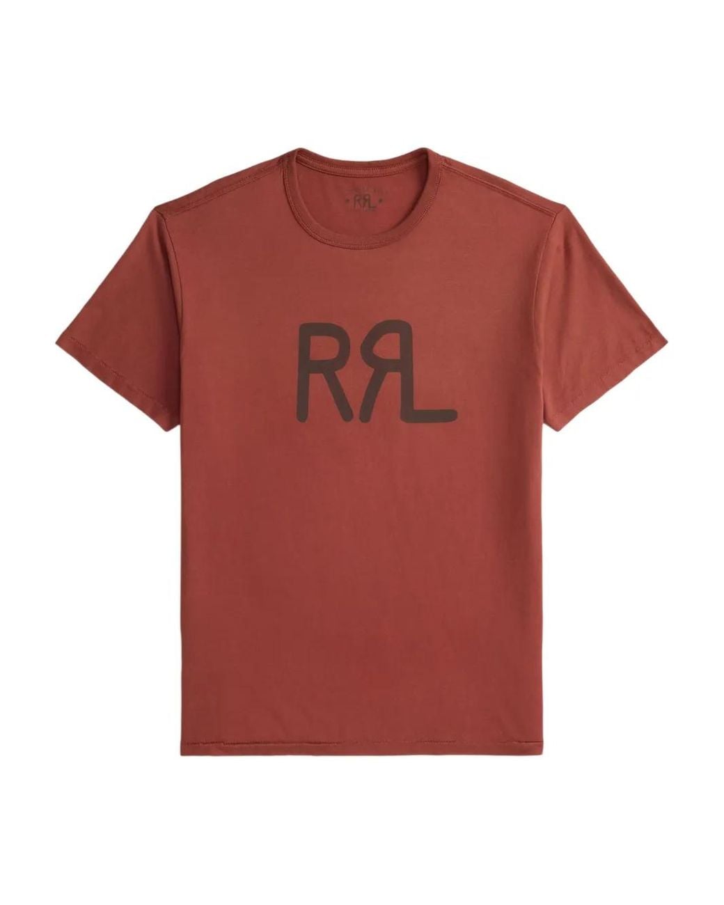 RRL Red Logo-Print T-Shirt for men
