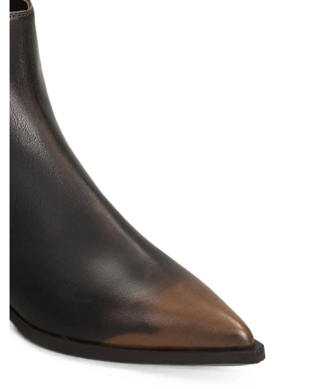 Roberto Festa Black Aurea Pointed-Toe Chelsea Boots