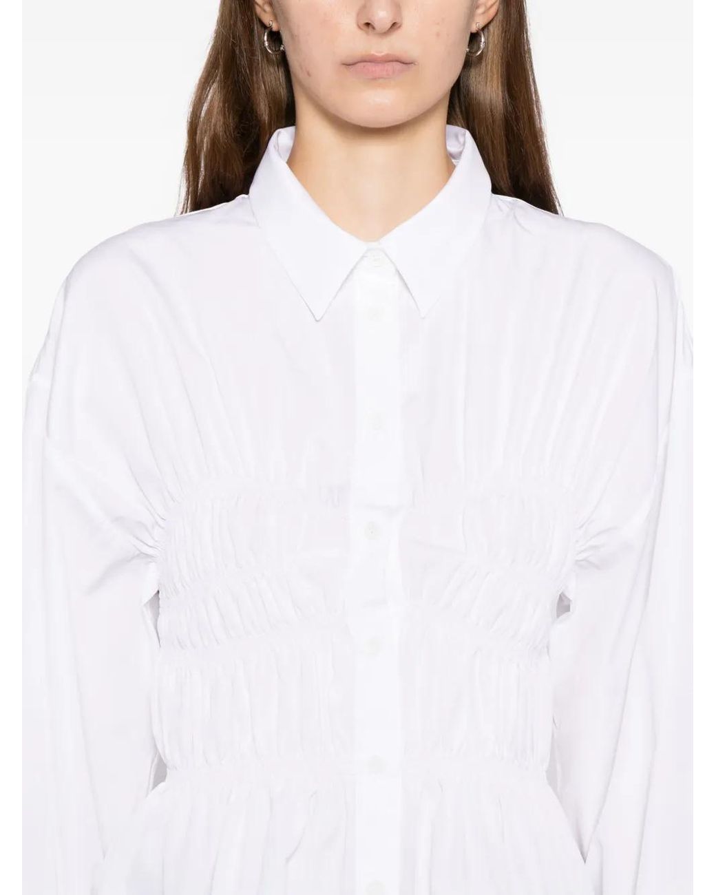 CECILIE BAHNSEN White Braxton Shirt