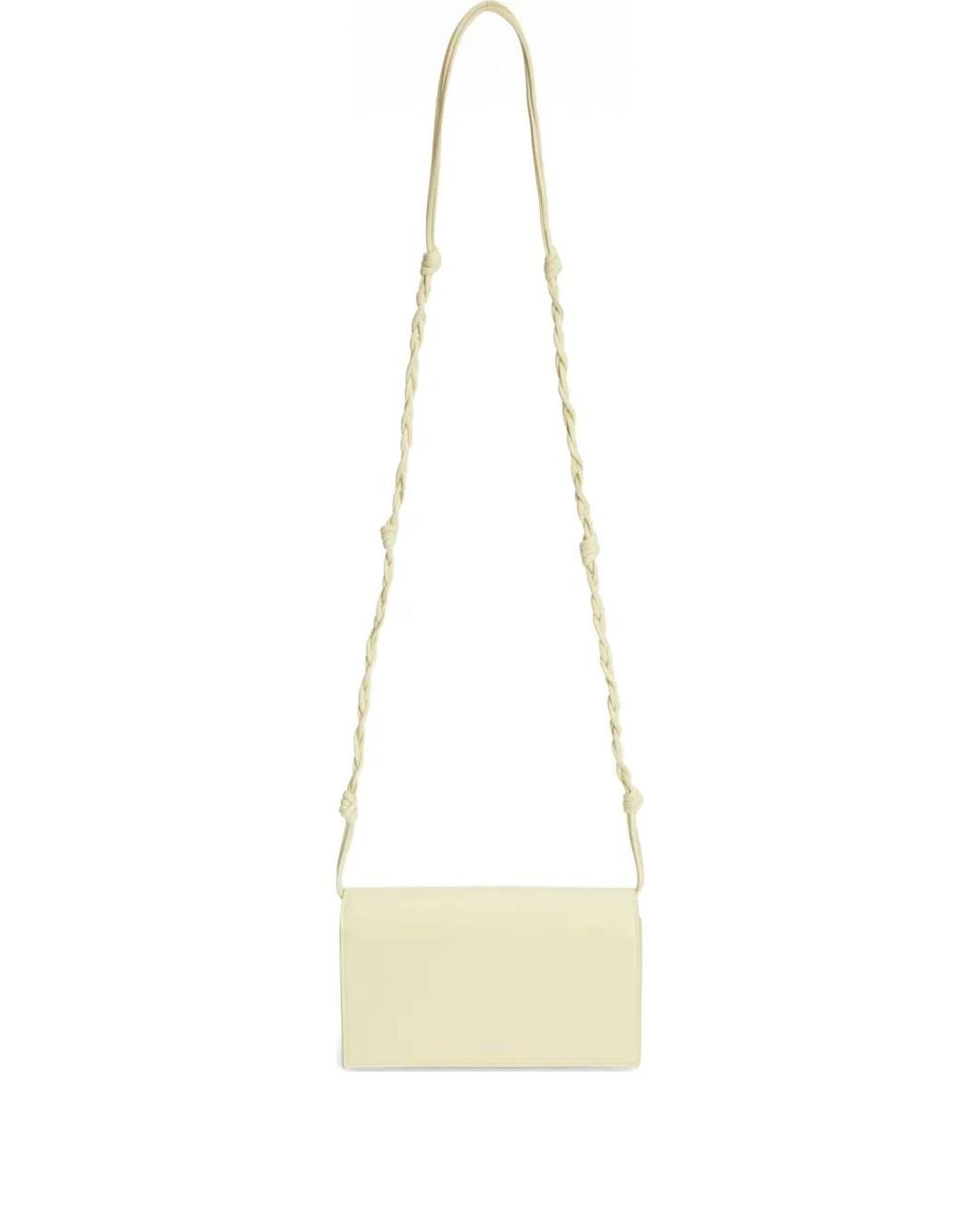 Jil Sander White Tangle Wallet With Strap