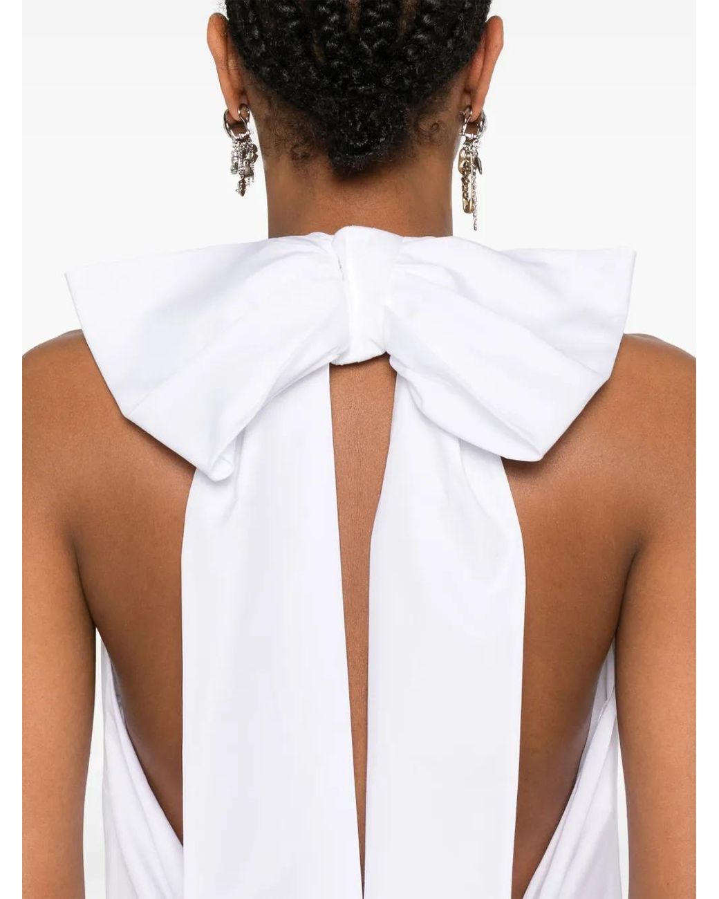 Simone Rocha Tanktop Met Strik in het White