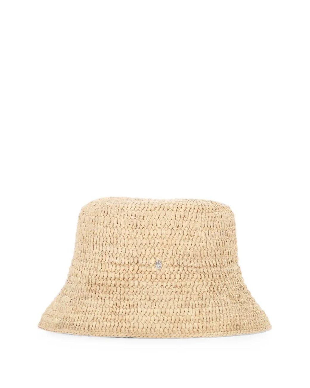 Helen Kaminski Natural Chaturi Woven Raffia Bucket Hat