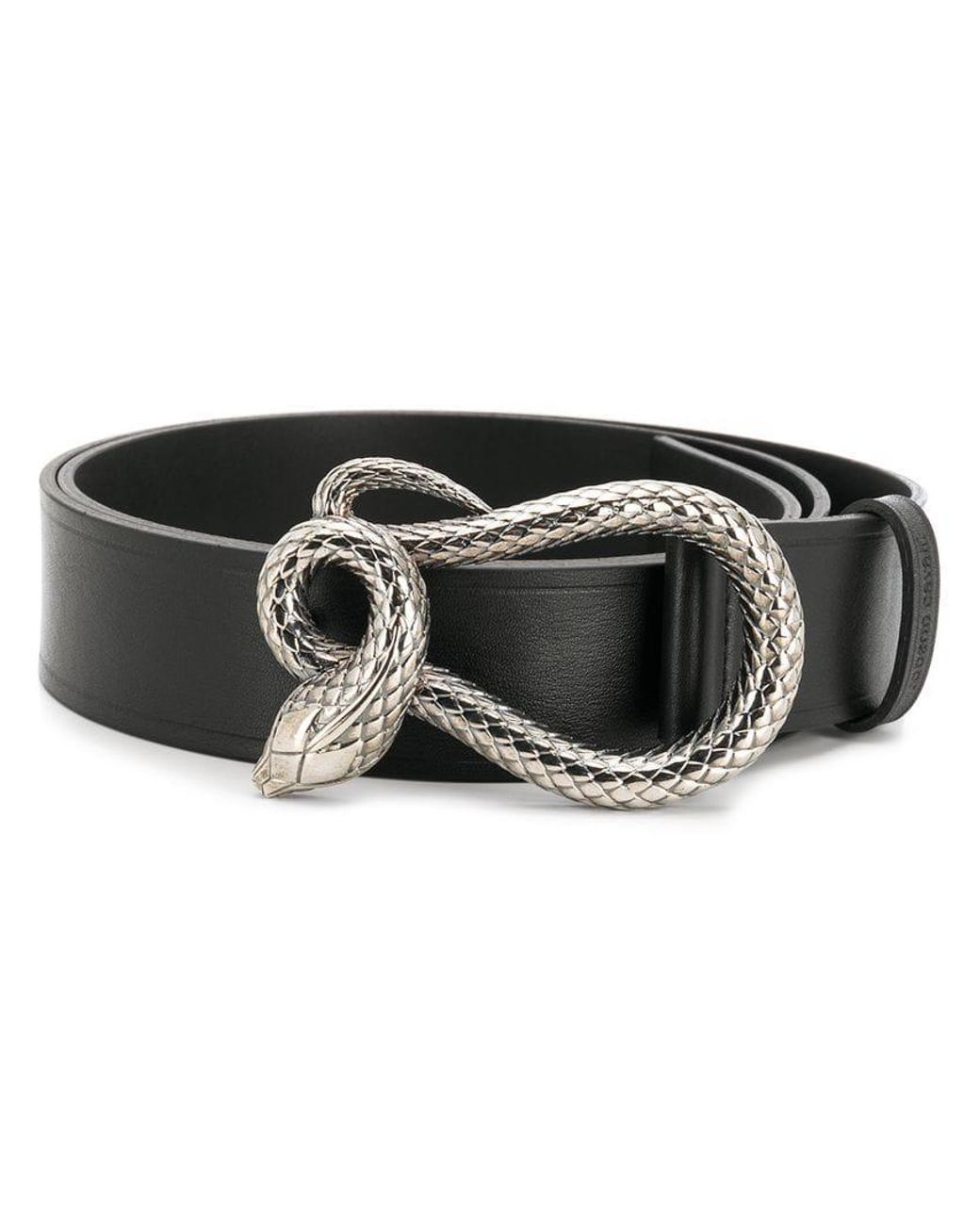Cinturón con hebilla de serpiente Roberto Cavalli de hombre de color Negro  | Lyst