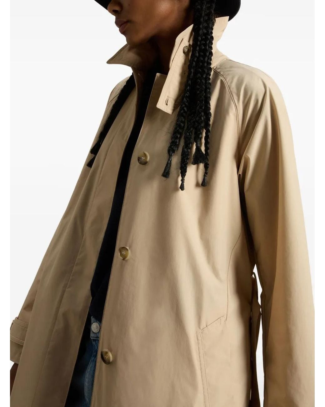 Woolrich Natural Summer Trench Coat