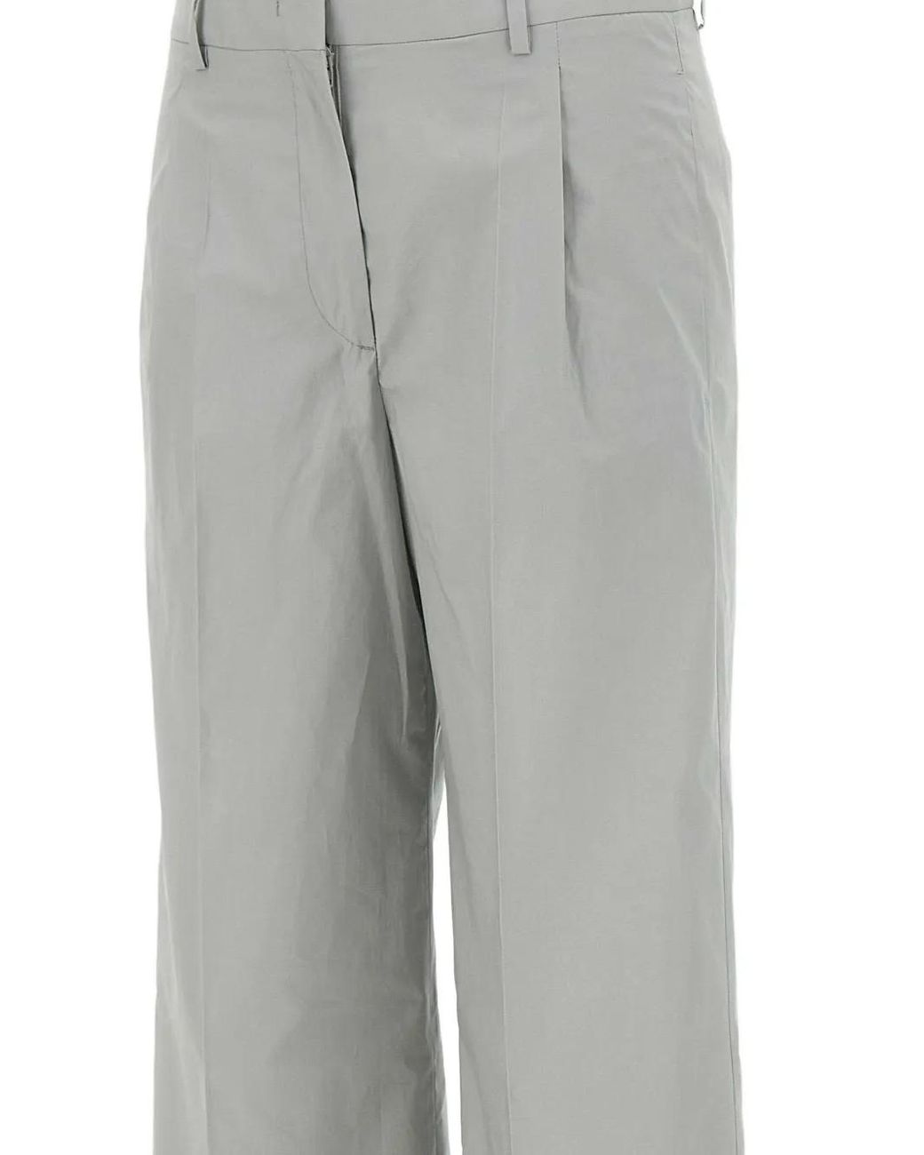 Iceberg Gray Straight-Leg Trousers